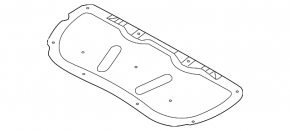 Hyundai Sonata 11-15 Hood Insulation