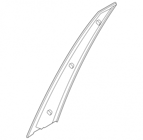 Door trim side rear right Kia Niro 23- front