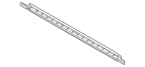 Lower radiator deflector Audi A4 B9 17- 2.0T