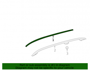 Roof lining right Mercedes W167 GLE 350 450 20-23 under roof rails, sunroof