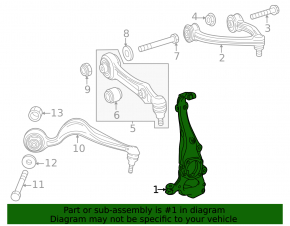Front left axle shaft Mercedes EQE SUV-class X294 23-25