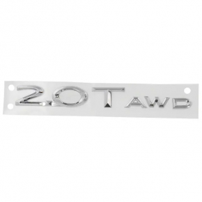 Emblem inscription 2.0T AWD tailgate Lincoln Nautilus 19-23