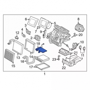 Heater Ford Escape MK3 13-19