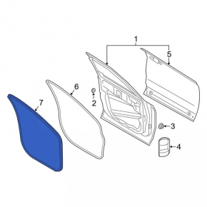 Door seal front left Ford Escape MK4 20-21