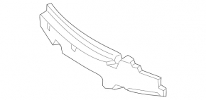 Front Bumper Absorber Mercedes CLA 14-16 prerest