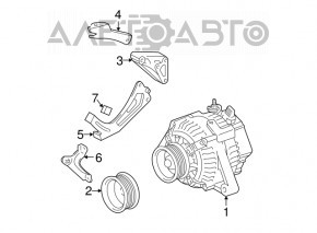 Lexus RX300 04-06 Generator