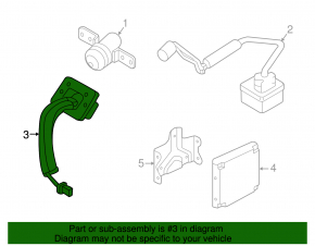 Rear view camera Nissan Murano z52 15-24 without bracket