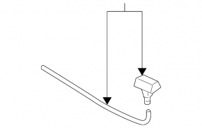 Windshield washer nozzle left Nissan Murano z52 15-