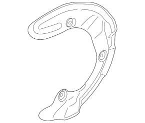 Brake Disc Cover Front Right BMW X1 F48 16-22