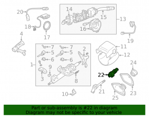Steering universal joint crosspiece Lexus RX300 98-03