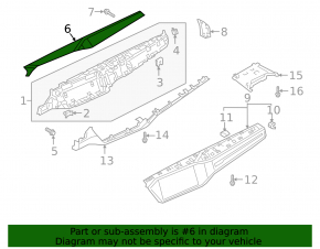 Set of interior trims for Audi A6 C8 19-21, wood grain, birke achatgr, "quattro", broken fastener, scratches