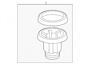 Shock absorber support rear right Acura MDX 07-13