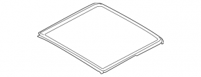 Panoramic glass central BMW X7 G07 19-