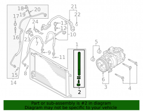 VW Taos 22-25 Air Conditioner Dryer