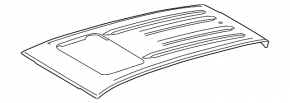 Metal roof Toyota Rav4 19 - under the hatch