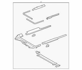 Sunroof Assembly Toyota Sienna 11-20