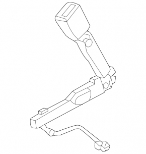Front left seat belt tensioner BMW 4 F33 14-20 convertible