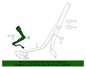 Front left seat belt tensioner BMW 4 F33 14-20 convertible