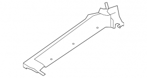 Rear left inner wing trim Audi Q5 80A 18 - broken mount