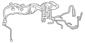 Lexus ES350 13-15 Engine Wiring