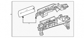Projection onto the Lexus LX 22-26 windshield