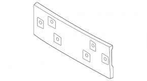 Front license plate area for Kia K5 21-24