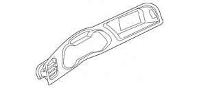 Air duct deflector left Audi A4 B8 08-16 broken mount