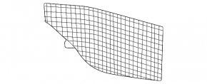 Front bumper grille right Mercedes W167 GLE 350 450 20-23 AMG pkg