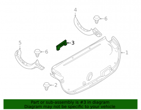 Trunk lid handle inside Mazda 3 19- 4d