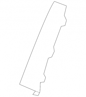 Lincoln MKC 15-19 front side door trim, rear right