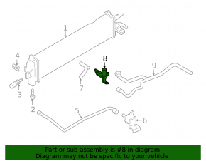 Auxiliary heater valve Ford Escape MK3 13-19