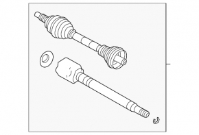 Front right half shaft drive Land Rover Discovery 17-21