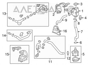 Chevrolet Bolt 17- Coolant Expansion Tank Cap