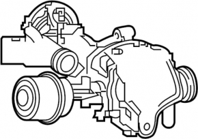 Water pump Infiniti QX30 17-