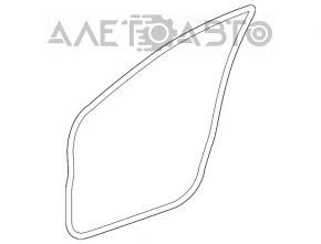 Front right door seal for Mercedes W221