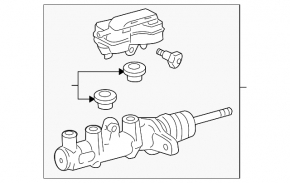 Lexus LS460 LS600h 07-17 Brake Master Cylinder with Reservoir