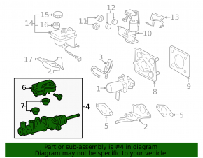 Lexus LS460 LS600h 07-17 Brake Master Cylinder with Reservoir
