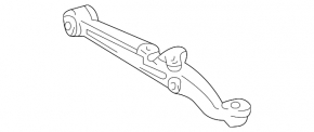 Lower control arm, front left, Lexus IS200 IS300 99-05