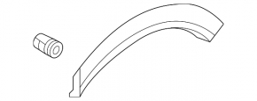 Rear left fender arch trim for Audi E-Tron 19-23