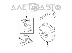 Vacuum booster for Kia Sorento 2014-2015