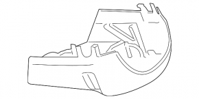 Steering column frame assembly BMW X3 F25 11-17 black, for heated steering wheel, scratches