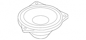 Speaker rear shelf left BMW 3 G20 19- Harman Kardon