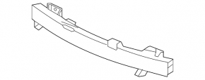 Acura TLX 15- Rear Bumper Reinforcement