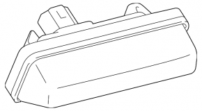 Trunk lid number plate light left Lexus ES300h ES350 13-18