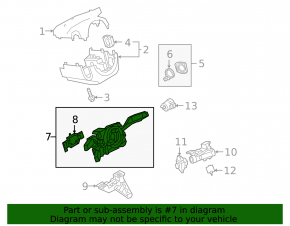 Steering column switch assembly for Audi Q3 83A 19-22 for adaptive cruise control