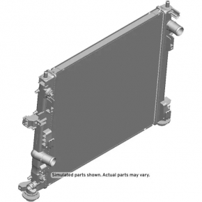 Water cooling radiator for Cadillac ATS 13-19 2.0T automatic transmission