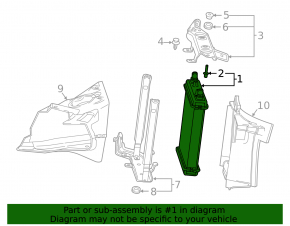 Water cooling radiator for Cadillac ATS 13-19 2.0T automatic transmission