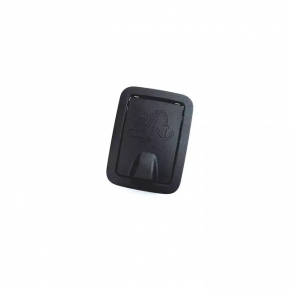 Black child seat mounting cap for the rear shelf of the Audi A6 C7 12-18