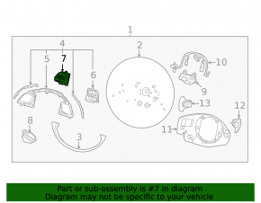 Steering wheel control buttons left Kia Niro 23-