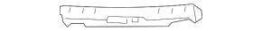 Left front bumper mount for Mazda CX-7 10-12 rest.